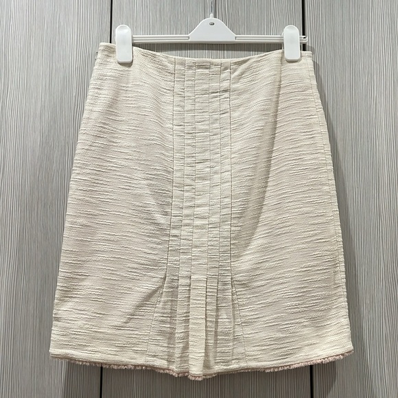 Lily Pulitzer | Fenmore Boucle Pencil Skirt | Cream | Women's Size 8 - Picture 3 of 13
